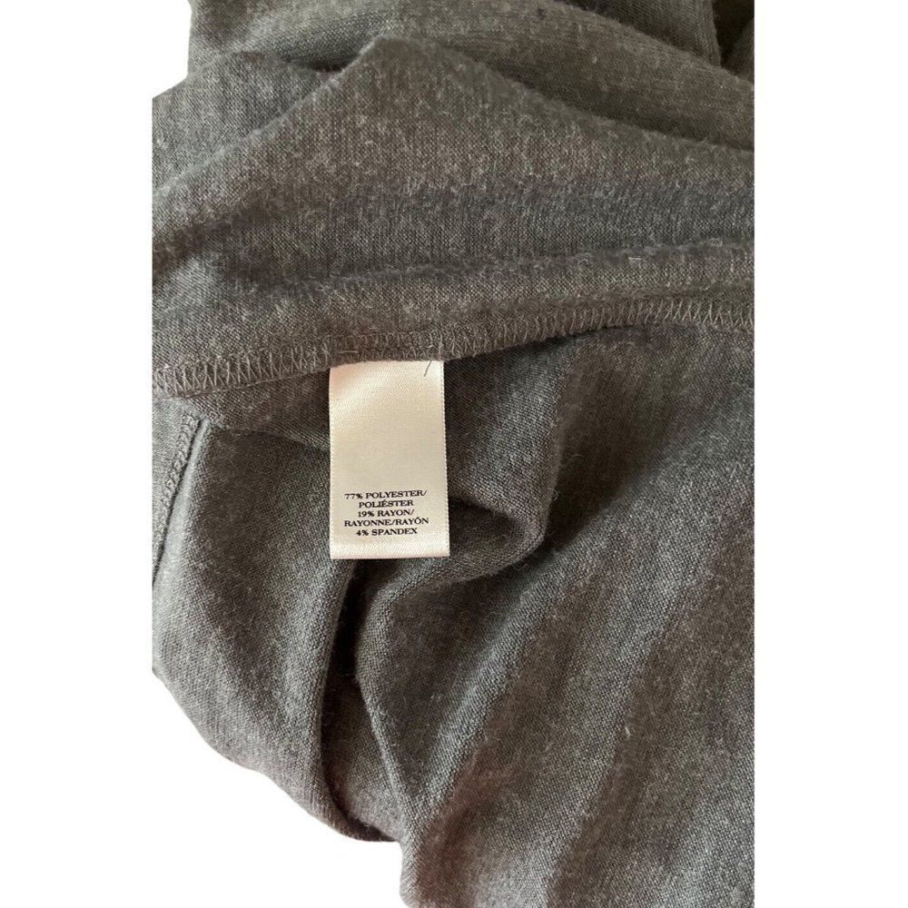 Ann Taylor Oversized Waterfall Open Front Cardigan Sweater Jacket Gray Size XS - Picture 6 of 8